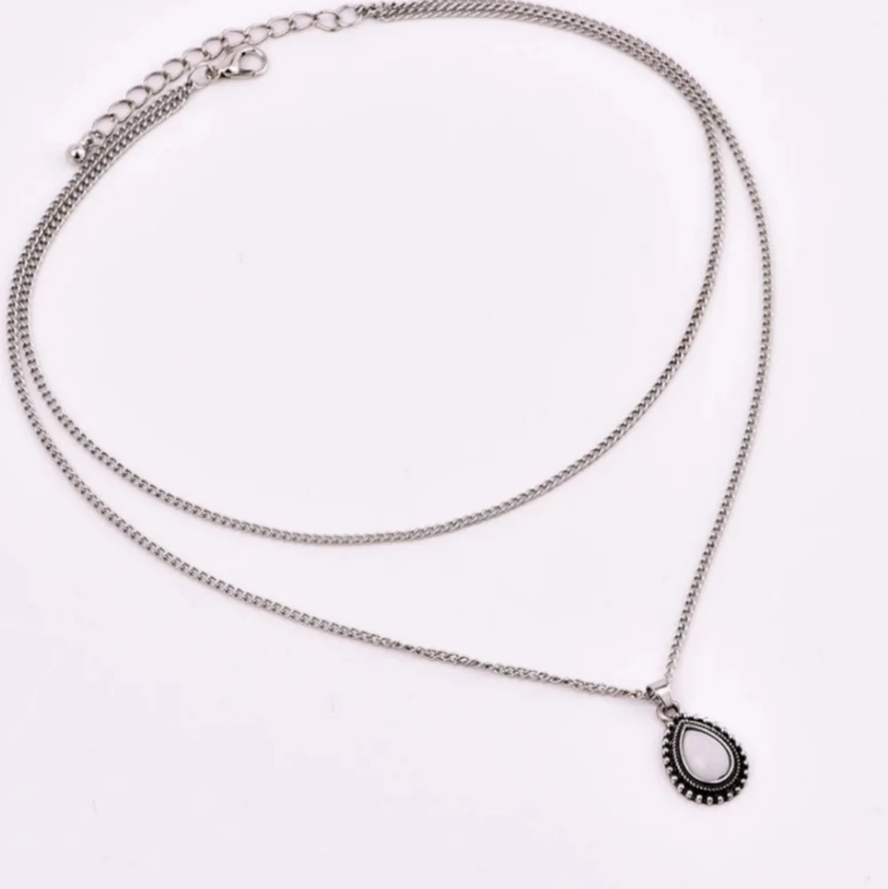 Boho Teardrop Choker Necklace - Picture 2 of 4